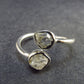Natural Herkimer Diamond Silver Set From New York - 5.6 Grams