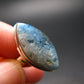 Blue Ice Glacierite Silver Ring from Indonesia - Size 5- 5.97 Grams