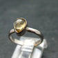 Fabulous Untreated Faceted Gem Imperial Topaz 925 Silver Ring from Brazil - Size 5 - 2.35 Grams
