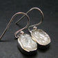 Natrolite Silver Earrings From Russia - 2.82 Grams