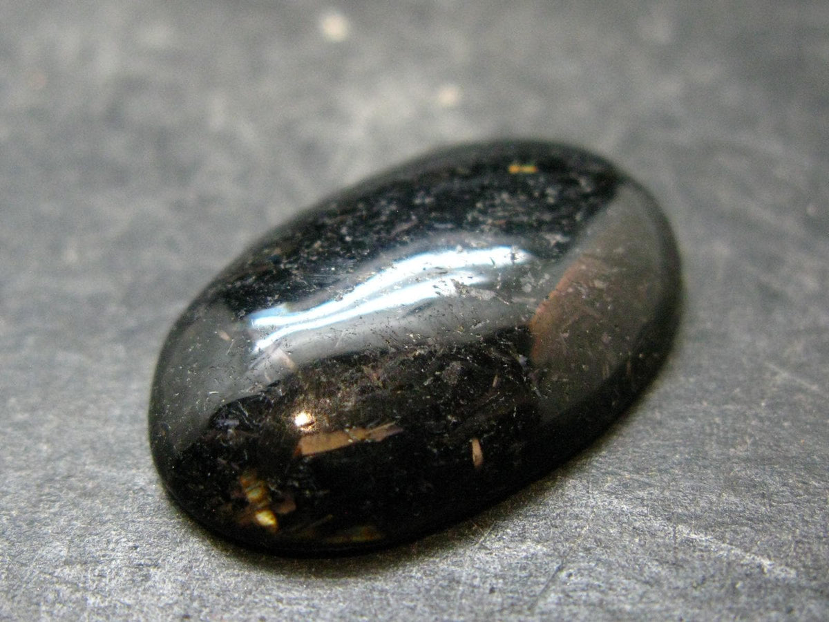 Rare Nuumite Nuummite Cabochon From Greenland - 1.1" - 6.32 Grams