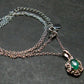 Emerald Silver Pendant W/Chain From Colombia - 2.13 Grams Total