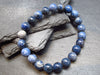 Dumortierite Genuine Bracelet ~ 7 Inches ~ 8mm Round Beads