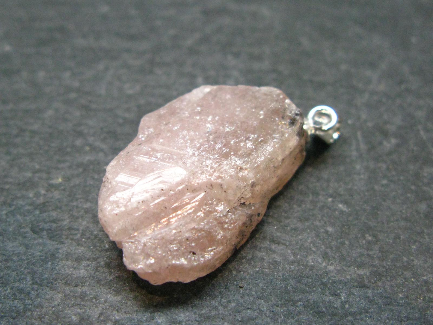 Magnesio MG Axinite Silver Pendant from Tanzania - 1.1" - 4.64 Grams