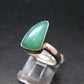 Natural Apple Green Chrysoprase 925 Sterling Silver Ring From Australia - 4.28 Grams - Size 8