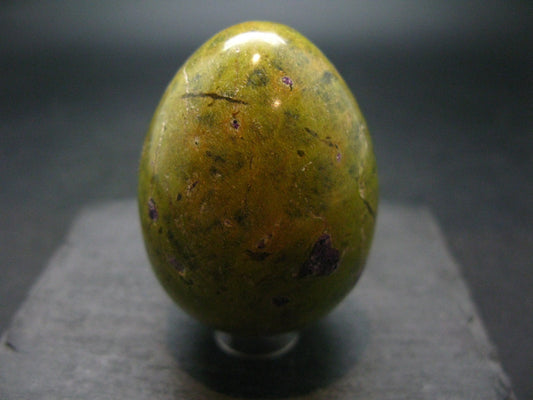 Rare Atlantasite Stichtite + Serpentine Egg from Australia - 2.0"