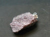 Rare Vitalite Crystal Silver Pendant From New Zealand - 1.2" - 7.16 Grams