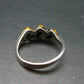 Natural Baltic Amber 925 Silver Ring - Size 8.25