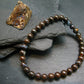 Boulder Opal Genuine Bracelet ~ 7 Inches ~ 6mm Round Beads