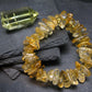 Citrine Genuine Bracelet ~ 7 Inches ~ 18mm Tumbled Beads