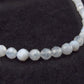 Lightweight Gem Sparkly Faceted Aquamarine Tiny Beads Necklace from Brazil - 17"
