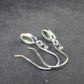 Tsavorite Gem Green Garnet Sterling Silver Earrings from Tanzania - 2.06 Grams