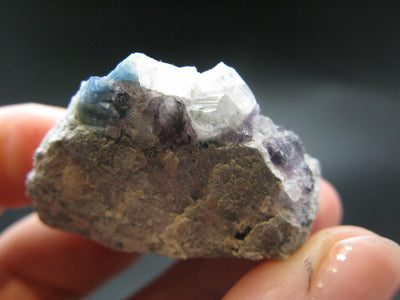 Extremely Rare Phenakite Phenacite, Fluorite & Beryl Crystal from Russia - 18.06 Grams - 1.3"