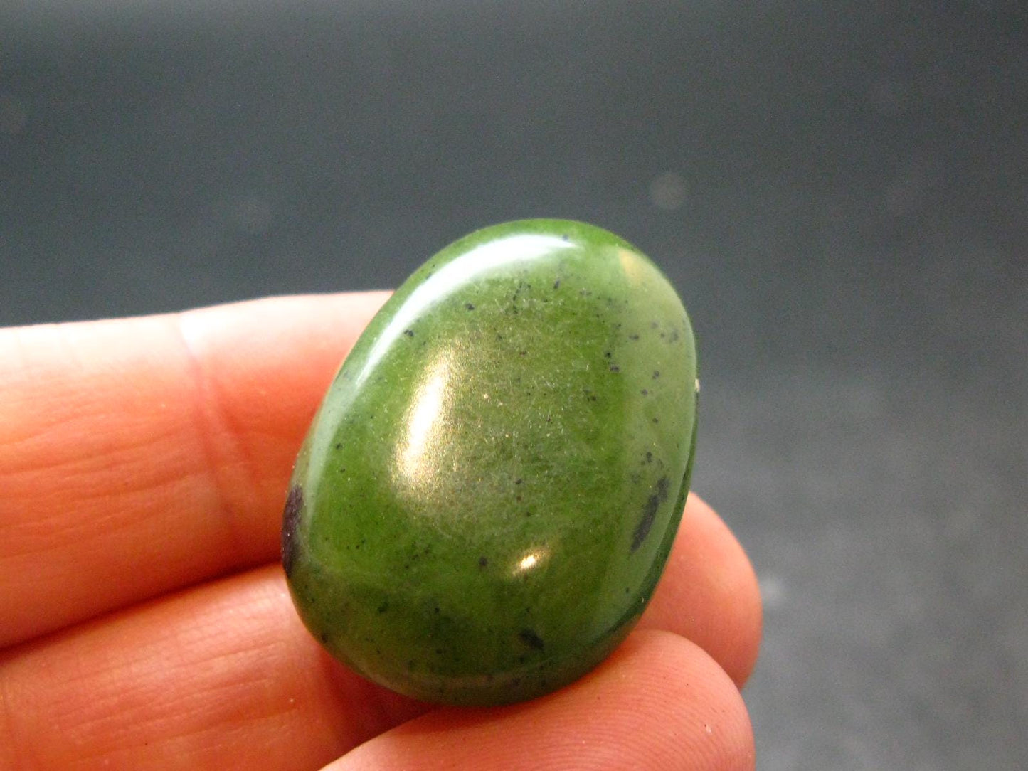 Nephrite Jade 1.1" Pendant From Canada (Metal Free) - 9.50 Grams