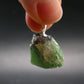 Tsavorite Gem Green Garnet Sterling Silver Pendant From Tanzania - 0.9" - 6.40 Grams