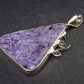 Lilac Stone!!! Stunning Silky Charoite Sterling Silver Pendant From Russia - 2.2" - 13.7 Grams