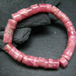 Rhodochrosite Genuine Bracelet ~ 7 Inches ~ 8mm Rondelle Beads