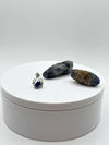 Natural Sapphire Sterling Silver Pendant | September Birthstone Necklace