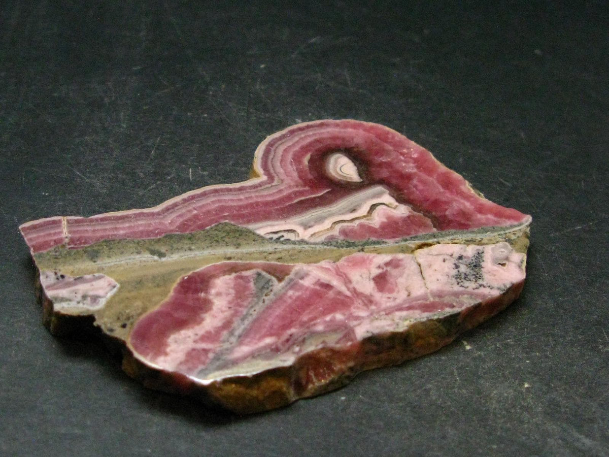 Rhodochrosite Large Slab From Argentina - 3.0" - 54.57 Grams