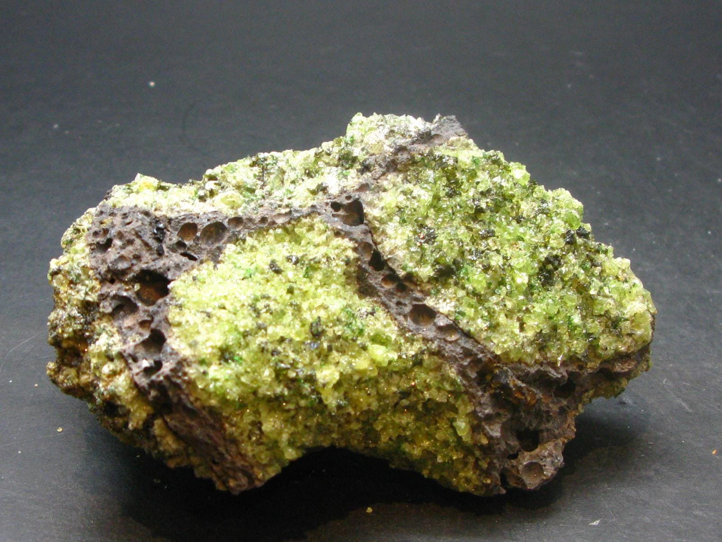 Rare Gem Peridot Cluster from Arizona, USA - 3.9"