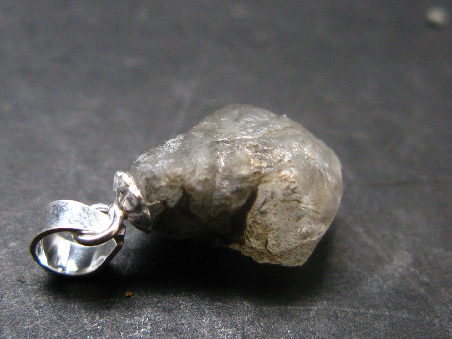 Phenakite Phenacite Crystal Silver Pendant from Russia - 0.7" - 1.18 Grams