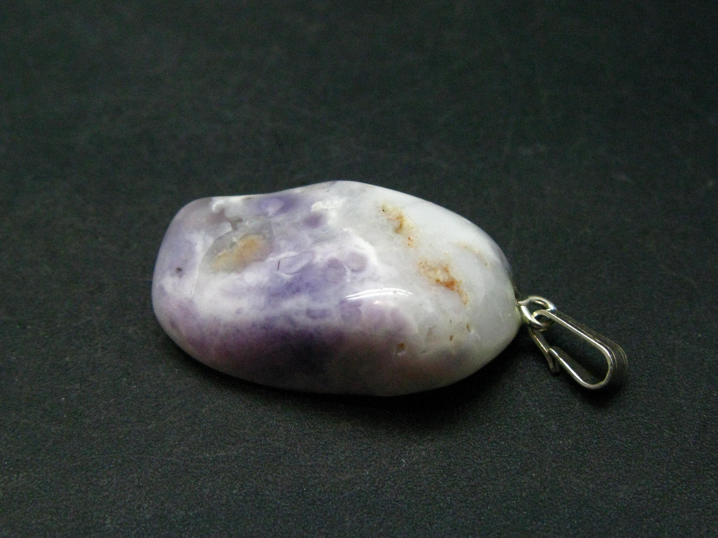 Tiffany Stone Opal Silver Pendant from USA - 1.4"