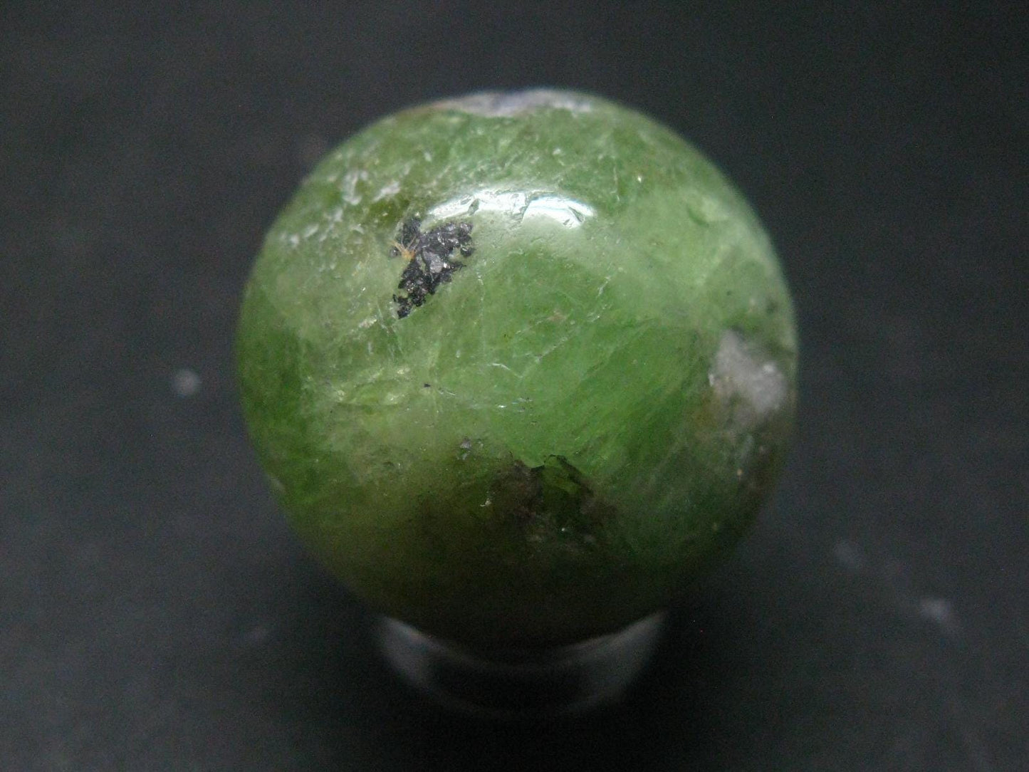 Rare Tsavorite & Tanzanite Sphere Ball From Tanzania - 27.7 Grams - 1.0"