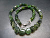 Gem Green Tourmaline Necklace from Brazil - 17"