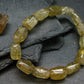 Gem Golden Scapolite Genuine Bracelet ~ 7 Inches ~ 15mm Tumbled Beads