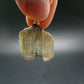 Gem Color Change See-Thru Straw Terminated Crystal Diaspore Crystal Silver Pendant From Turkey - 1.1" - 6.10 Grams