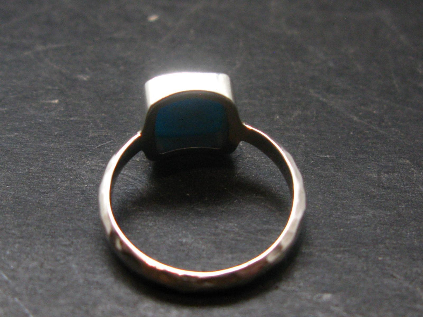 Genuine Turquoise Sterling Silver Ring - 2.67 Grams - Size 6.25