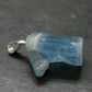 Aquamarine Crystal Silver Pendant From Vietnam - 0.9" - 2.21 Grams