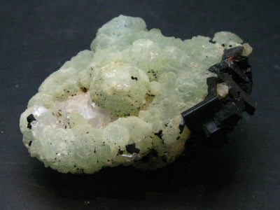 Babingtonite with Quartz Cluster From China - 2.5"