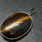 Tiger Eye Silver Plated Pendant - 2.0"