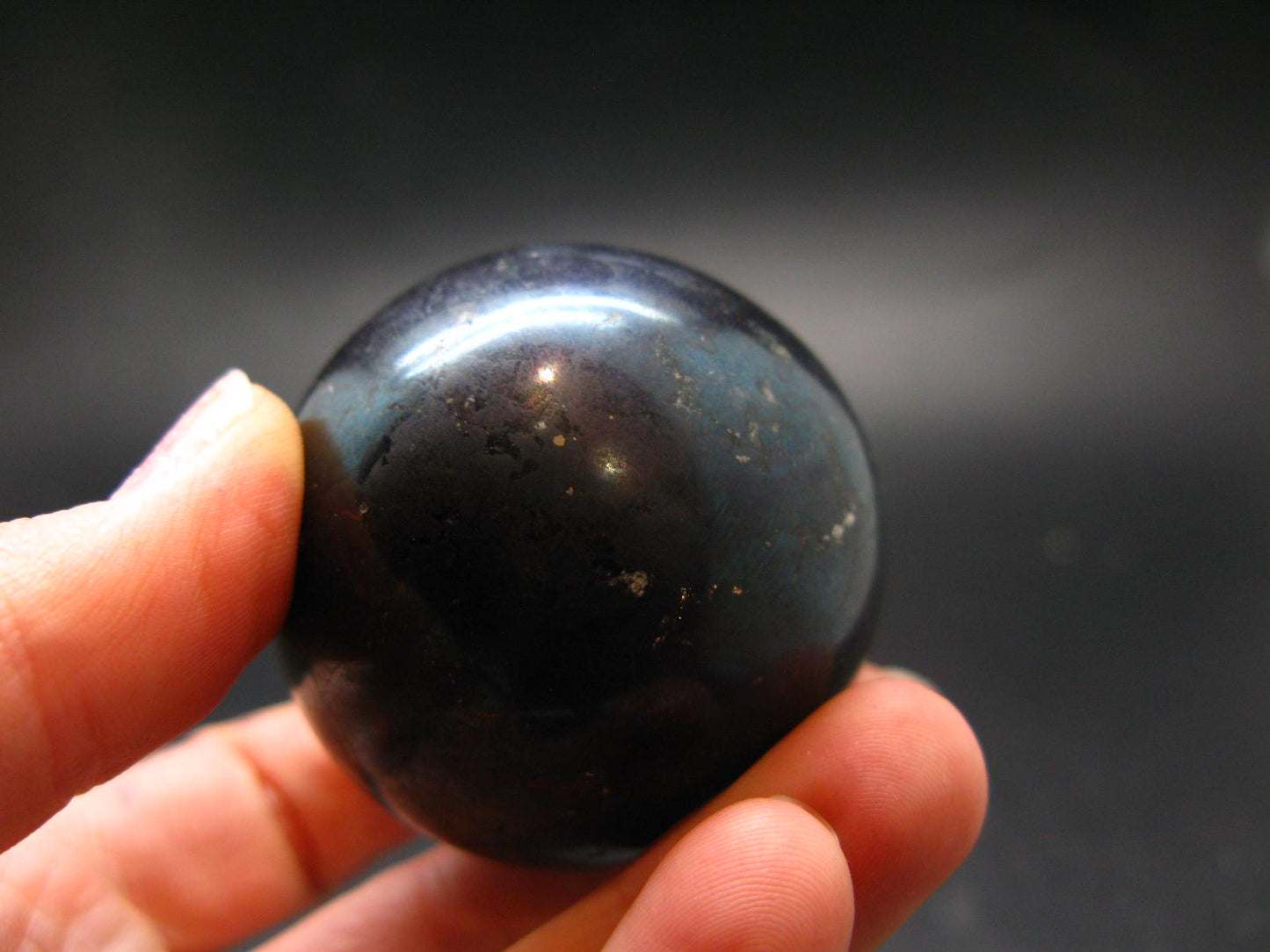 Covelite Covellite Ball Sphere From Peru - 1.8"
