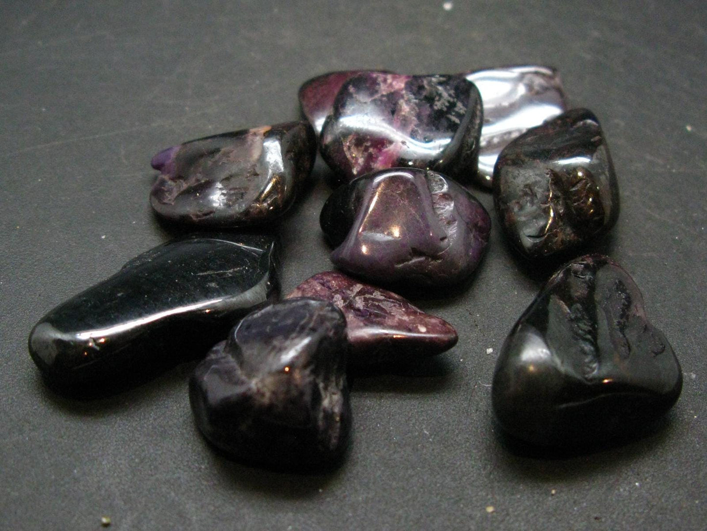 Lot of 10 Purple Sugilite Tumbled Piece From South Africa- 57.24 Grams