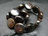 Bronzite Genuine Bracelet ~ 7 Inches ~ 15mm Circle Beads