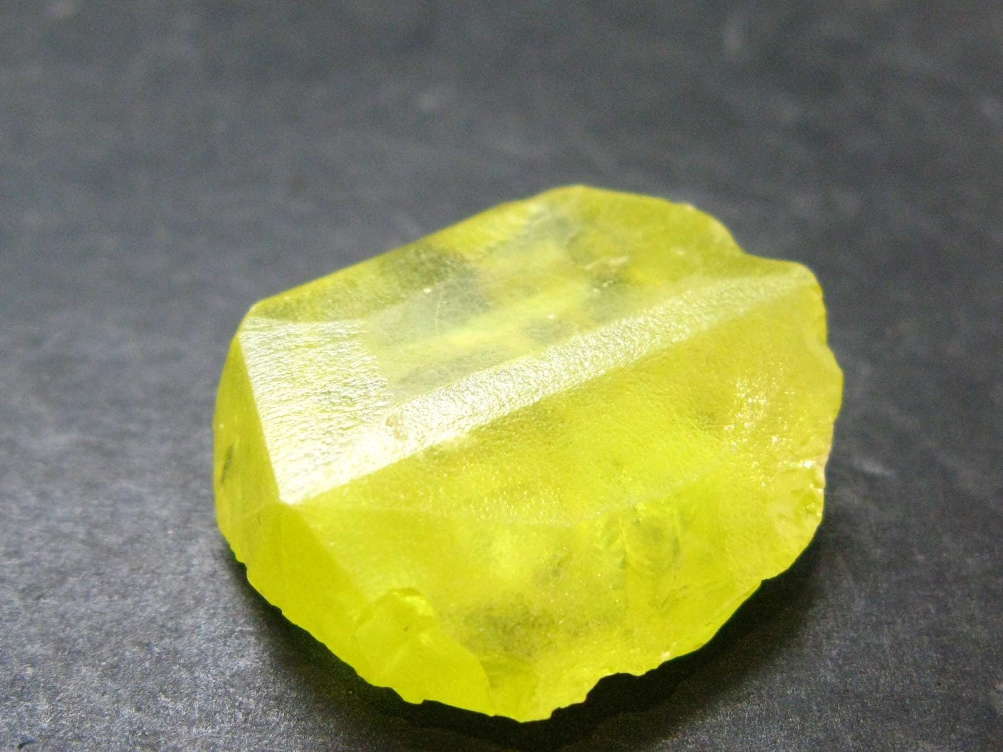 Large Yellow Sulphur Sulfur Crystal Italy - 1.1"