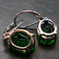 Helenite Gaia Stone Gem Sterling Silver Earrings From Washington - 7.0 Carats