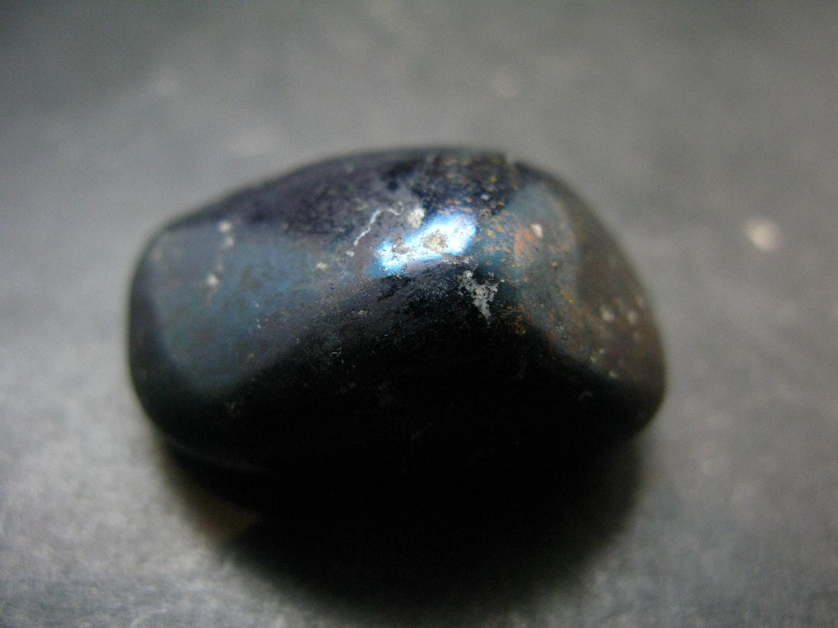 Covelite Covellite Tumbled Stone From Peru - 1.3" - 30.38 Grams