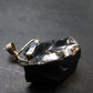 Unpolished Elite Shungite Silver Pendant from Russia - 1.6" - 7.65 Grams