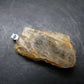Gem Color Change See-Thru Straw Terminated Crystal Diaspore Crystal Silver Pendant From Turkey - 1.4" - 8.56 Grams