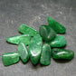 Lot of 10 Tsavorite Garnet Gem Tumbled Stones From Tanzania - 39.60 Carats