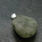 Phenakite Phenacite Tumbled Silver Pendant From Russia - 1.0" - 4.0 Grams