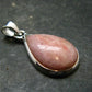Pink Petalite Silver Pendant from Canada - 1.1" - 2.46 Grams