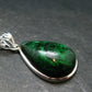 Extremely Rare Natural Maw Sit Sit Crystal Silver Pendant from Myanmar - 1.5" - 6.69 Grams