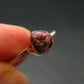 Bixbite Red Emerald Beryl Silver Ring From Utah USA - Size 7 - 1.81 Grams