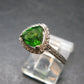 Helenite Gaia Stone Gem Sterling Silver Ring From Washington - Size 8 - 1.0 Carats