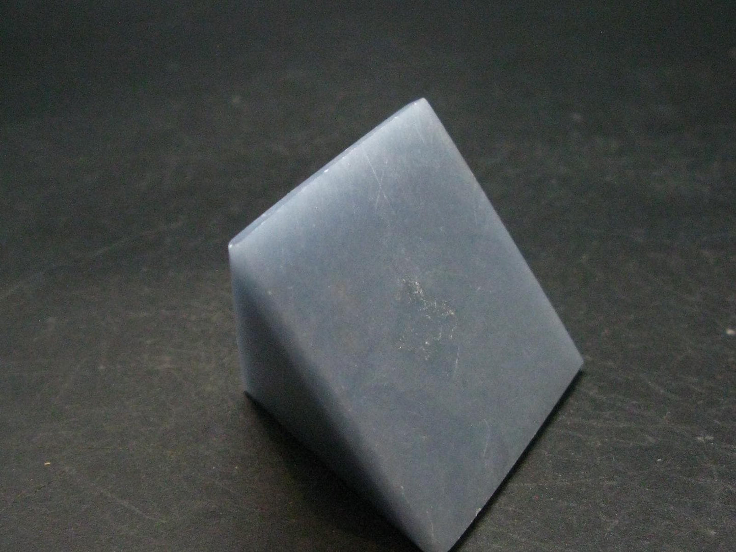 Very Nice Angelite Angellite Pyramid From Peru - 1.5" - 79.45 Grams