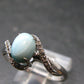 Larimar AAA Quality Sterling Silver Ring - Size 9.25 - 2.70 Grams